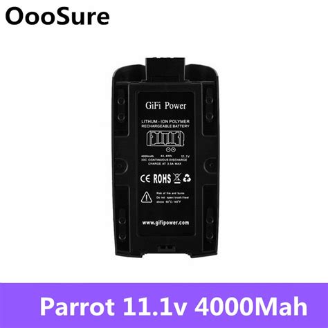 upgrade parrot bebop   mah wh  lipo battery   rc drone gifi power high