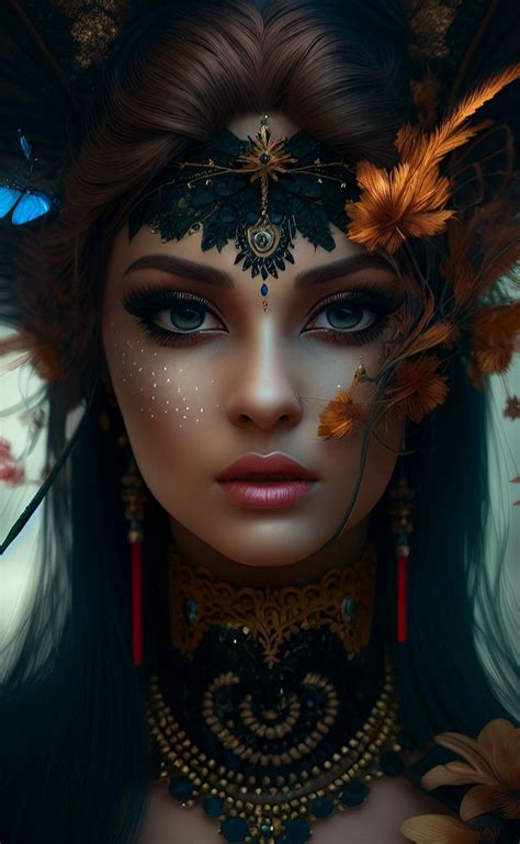 Female Portrait Portrait Art Female Art Woman Portrait Fantasy Art