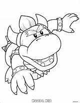 Koopa Coloring Pages Kid Super King Kids Mario Peach Princess Printable Jimbo Nintendo Color Drawing Getcolorings Save Visit Boy sketch template