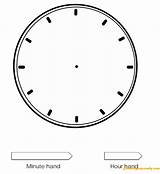 Clock Arrows Draw Pages Coloring Online Wall Color Coloringpagesonly sketch template