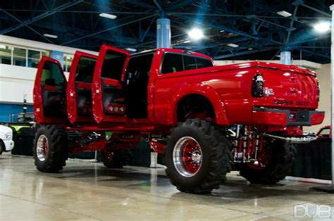 big red cool trucks new trucks monster trucks