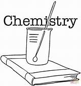 Coloring Chemistry Pages Printable Science Crafts Lab Google Ca Chemical Color sketch template