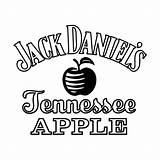 Jack Daniels Passion Pomme Alcools Pochoir Boissons sketch template