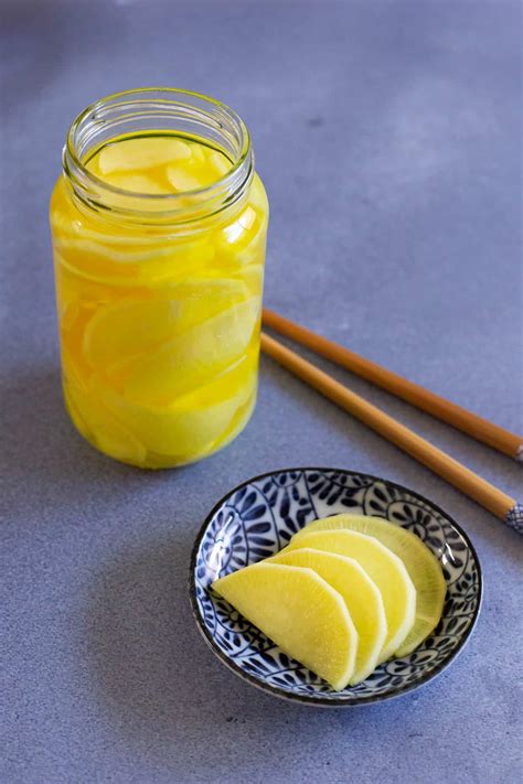 takuan japanese yellow pickled radish wandercooks