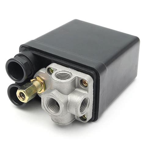 bsp  port single phase air compressor pressure switch  safety valve gauge