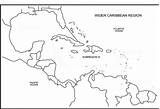Caribbean Map Blank Printable Islands America Central Diagram Maps Regard Political American Inside Source Label Printablemapaz Print sketch template