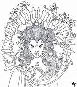 Medusa Name sketch template