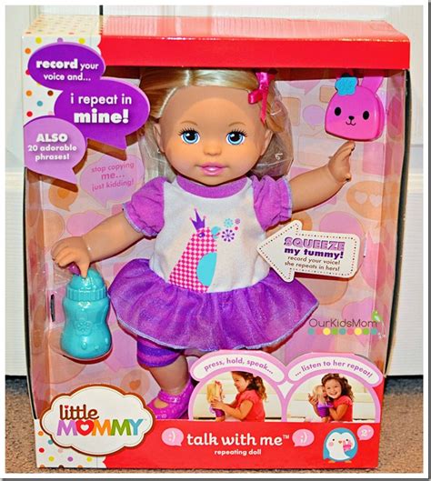 holiday t guide mattel s little mommy talk with me repeating doll
