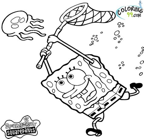 spongebob squarepants coloring pages minister coloring