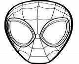 Coloring Man Spider Mask Pages Printable Spiderman Book Colouring sketch template