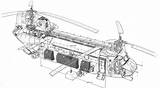 Chinook Helicopter Ch Drawing Cutaway 47 Boeing Helicopters Aircraft 47d Military Exploded 47c 2d Machine Air Khan Farah Pm sketch template