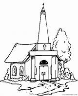 Coloring4free Church Coloring Pages Related Posts sketch template