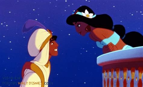 Amor Entre Aladdin Y Jasmine Dibujos Disney