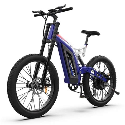 aostirmotor   full suspension mountain  bike  watt    electric bike