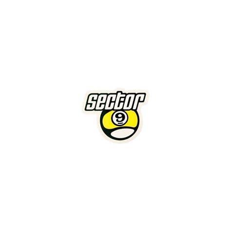 buy sector  logo sticker large   longboard shop   hague