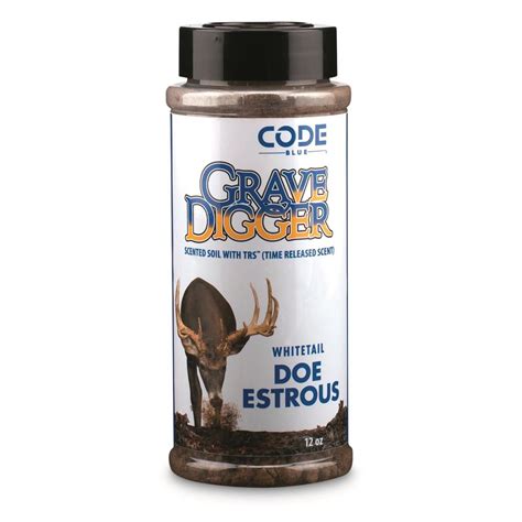 code blue grave digger doe estrous  scent scent eliminators