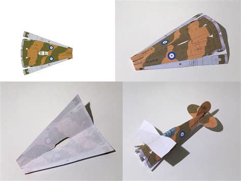 paper airplane paper airplane template biplane fighter paper