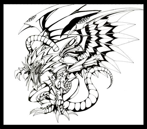 gambar winged dragon ra astika deviantart coloring pages yugioh