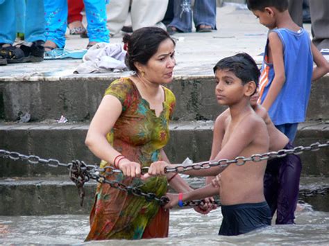 Bath In Holy Ganga River Haridwar Mahatma4711 Flickr