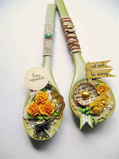 Altered Spoons Spoon Crafts Wooden Spoon Crafts Spoon Art