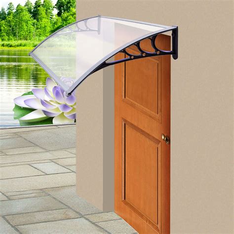 door canopy awning rain shelter front  porch outdoor shade patio roof ebay