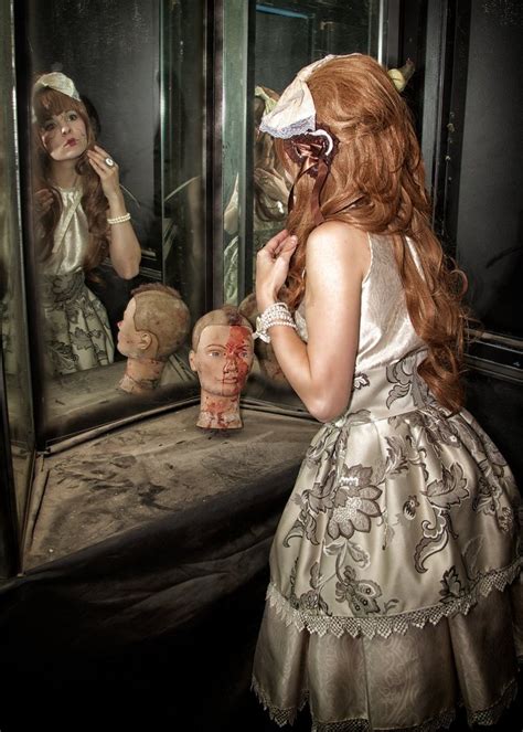 broken porcelain doll in a haunted house by badkittygohome