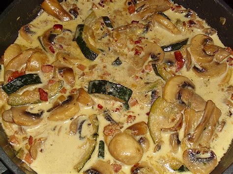 champignons und zucchini rezept mit bild von der rotter