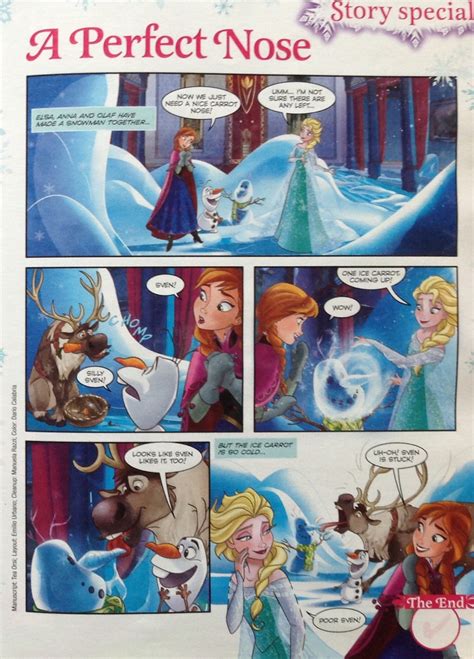 Frozen Comic A Perfect Nose Olaf And Sven Photo