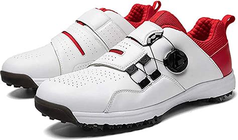mens outdoor golf shoes waterproof golf sports sneakers casual shoes   slip spikes