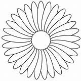 Coloring Pages Daisy Flower Printable Color Print Getcolorings Large sketch template