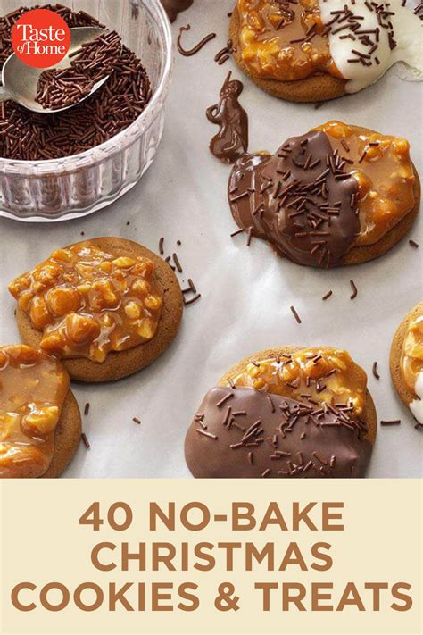 40 No Bake Christmas Cookies You Need To Know Christmas Baking