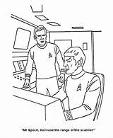 Enterprise Kirk Captain Spock Starship sketch template