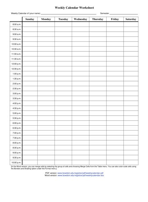print calendar  time slots month calendar printable