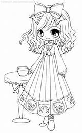 Coloring Pages Yampuff Deviantart Chibi Para Kids Girls Stamps Colorear Book Anime Dibujos Cute Colouring Pintar Cool Printable Cafe Annabelle sketch template