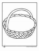 Basket Printable May Baskets Coloring Empty Pages Fruit Easter Kids Activities Drawing Printables Template Preschool Color Crafts Woojr Jr Templates sketch template