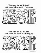 Coloring Pages Spirit Fruit Bible Peace School Psalm Fruits Sunday Jesus Kids 34 Clipart Lessons Colouring Scripture Forgiveness Church Crafts sketch template