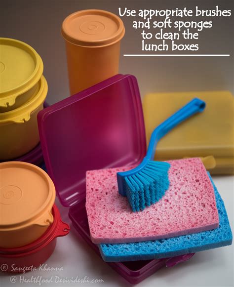 ways  clean  maintain lunch boxes  prevent spoilage  packed