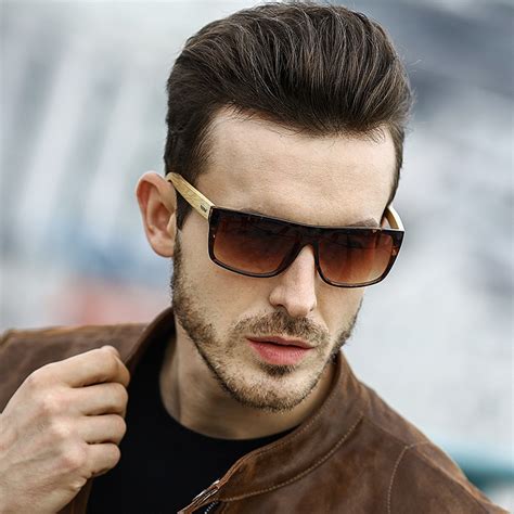 Fashion Hd Polarized Sunglasses High Quality Brand Designer Men Wooden