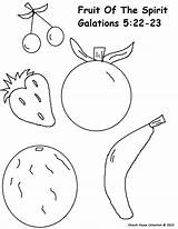 Coloring Spirit Fruit Pages sketch template