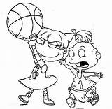 Coloring Angelica Rugrats Ball Took Pages Tommy Want His Color Getcolorings sketch template