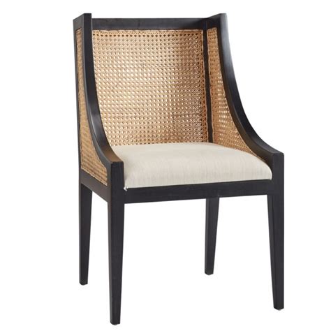 black cane jupiter chair