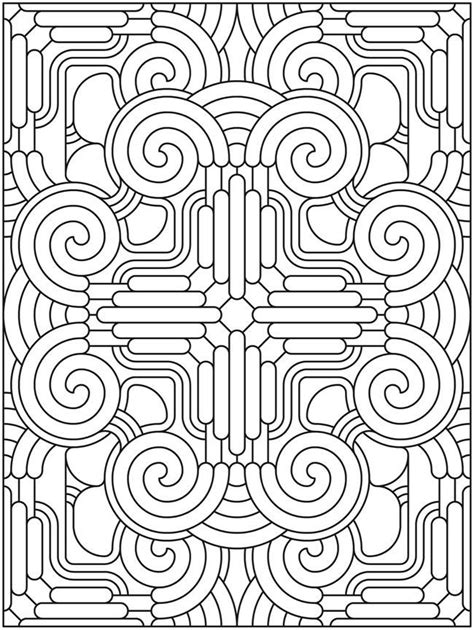 dover publications ch mandela madness geometric coloring