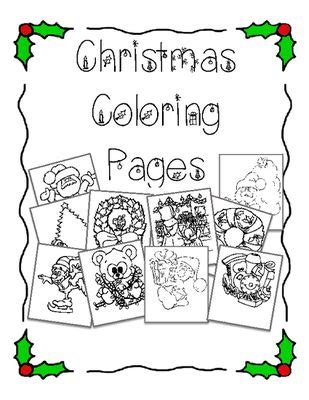 christmas coloring pages    resourceful teacher