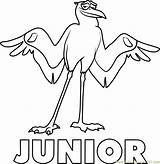 Coloring Junior Storks Pages Coloringpages101 Baby Movies Cartoon sketch template