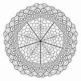 Mandala Coloring Mandalas Geometric Color Unique Patterns Pages Abstract Tattoo Simple Level Adult When Henna Ornament Relax Really Case Quality sketch template
