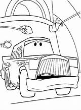 Coloring Chick Hicks Pages Printable Getcolorings Cars sketch template