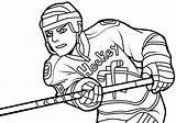 Hockey Pages Print Coloring sketch template