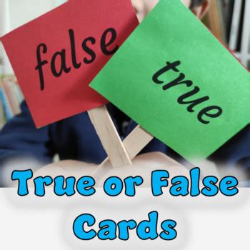 true  false cards   lingo compass tpt