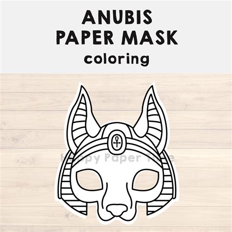 anubis mask template