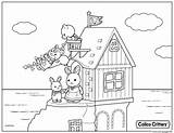 Coloring Critters Calico House Pages Beach Printable Color Drawing Colouring Online Adults Kids Getdrawings Getcolorings Info Print Draw Cartoon Divyajanani sketch template